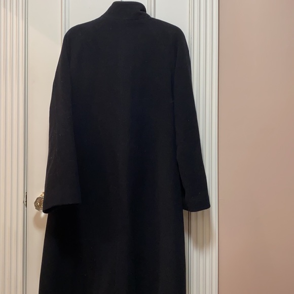 Black wool coat - Picture 4 of 7
